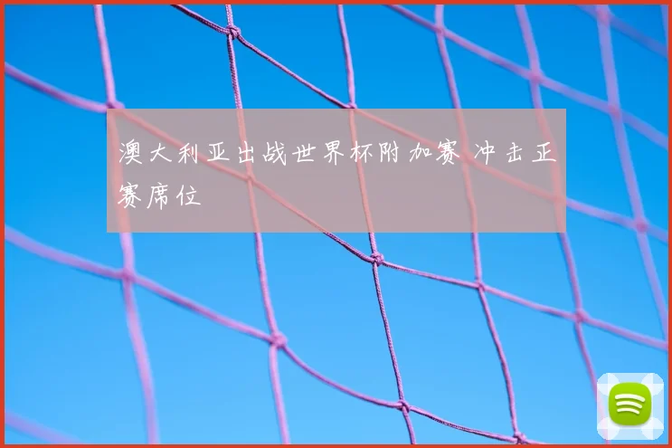 澳大利亚出战世界杯附加赛 冲击正赛席位